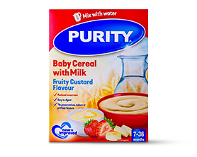Purity RTE Cereal- Fruity Custard (JAW)